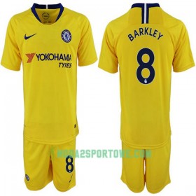 Koszulka Chelsea Ross Barkley 8 Dziecięcy Wyjazdowe Stroje Piłkarskie 2018-2019 Krótki Rękaw